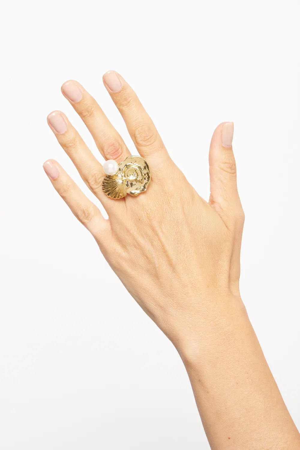 Philippe Ferrandis Minorca bague ajustable dorée créateur