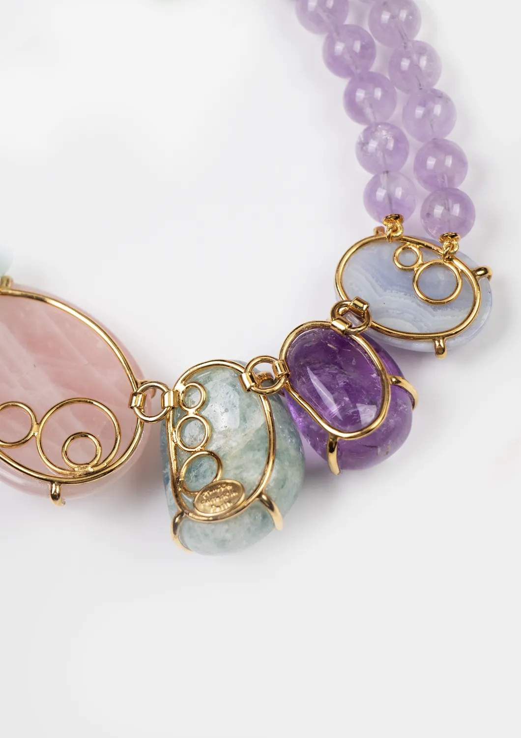 Philippe Ferrandis Pièces Uniques collier aigue-marine unique