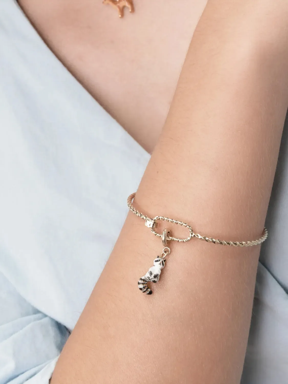 Nach Bijoux Raoul Raton Laveur charms porcelaine Mix Match