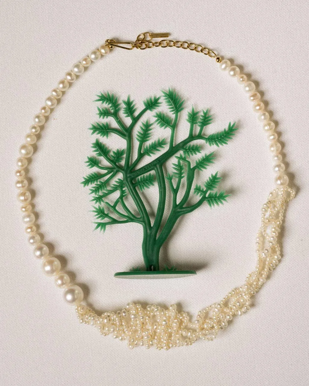 Completedworks Cove collier perle vermeil ras-de-cou