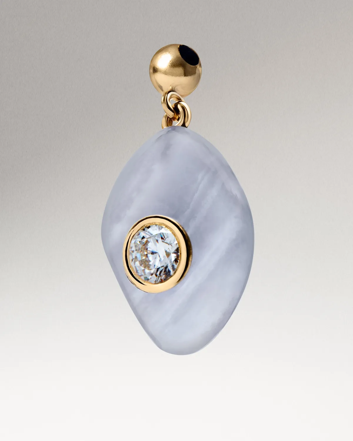 PDPAOLA Serenity breloque agate bleue