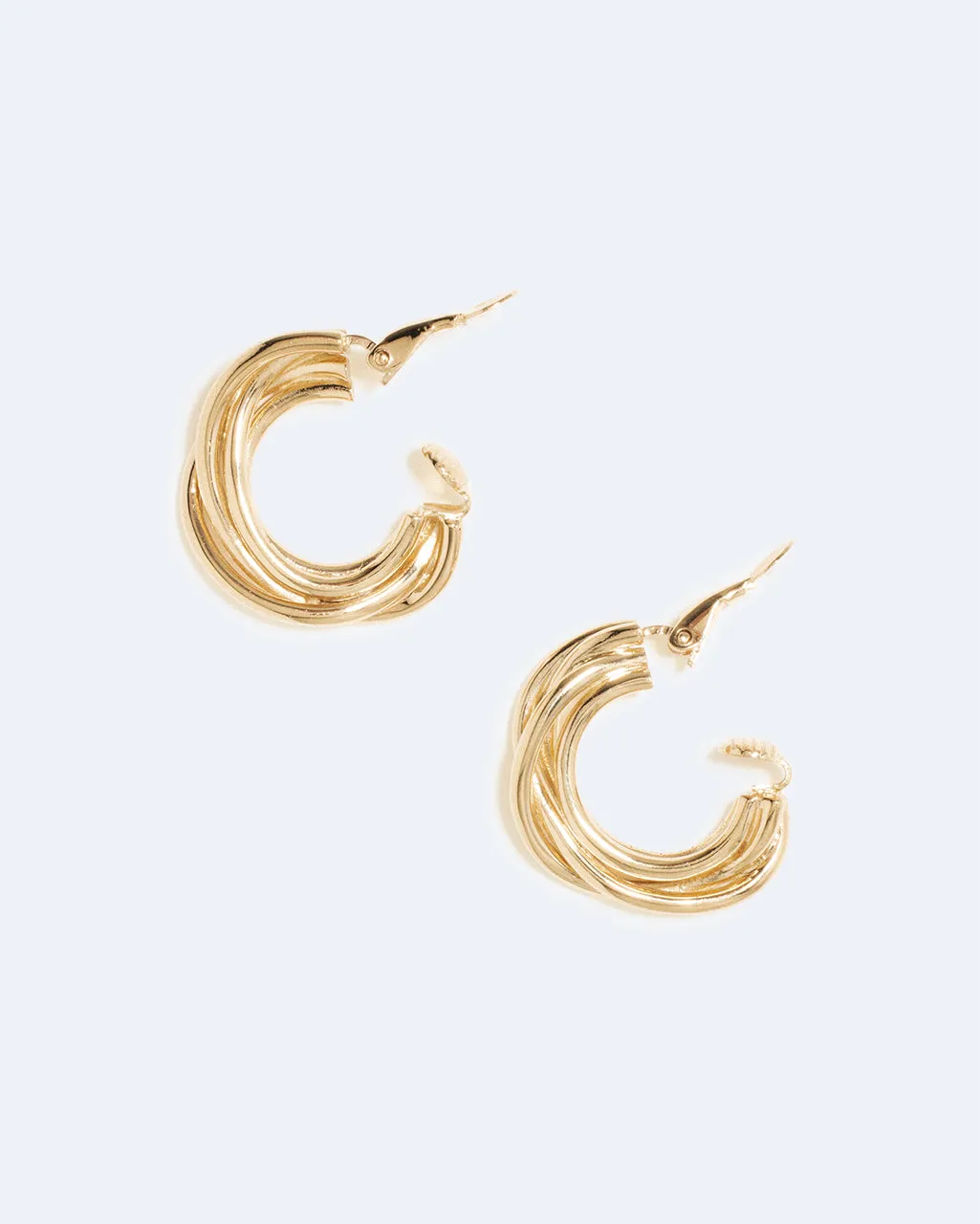 Completedworks Encounter boucles clips vermeil doré