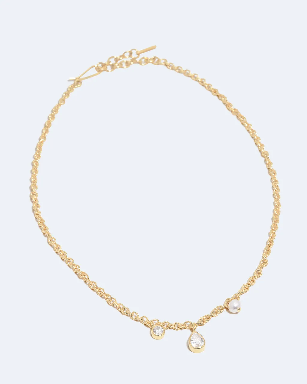 Completedworks Catch Of The Day collier vermeil perles zirconia