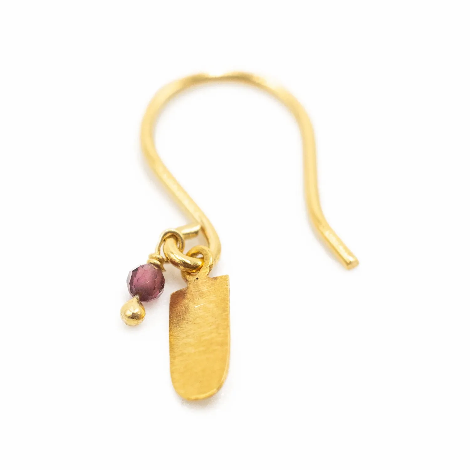Le Fourbi de Capucine FDC28D boucles grenat doré