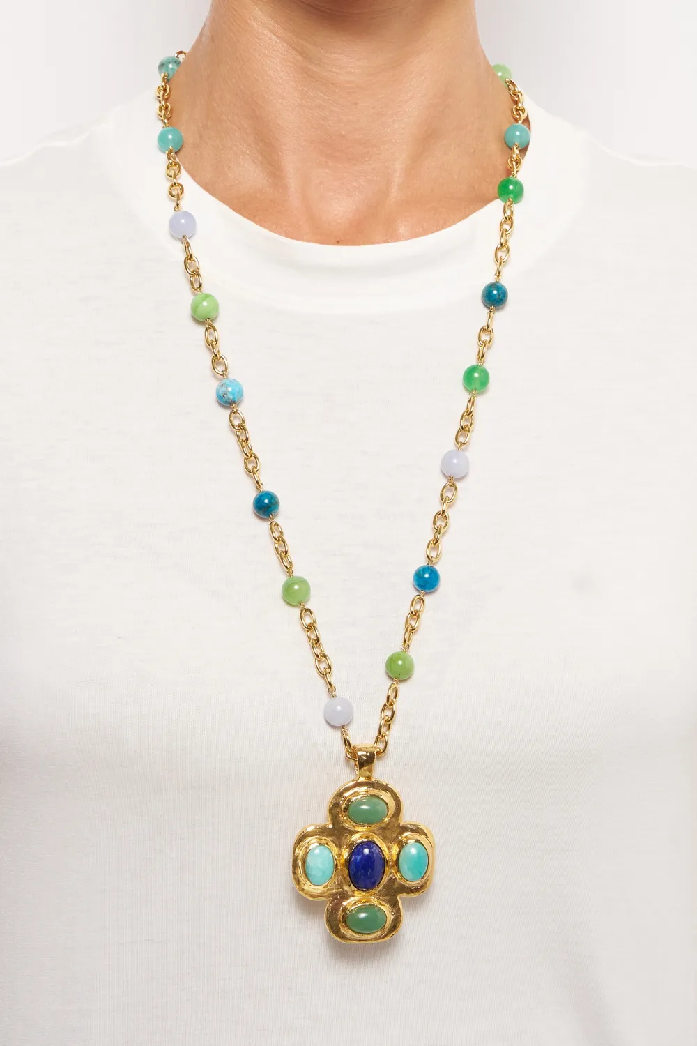 Philippe Ferrandis New Gems collier sautoir long