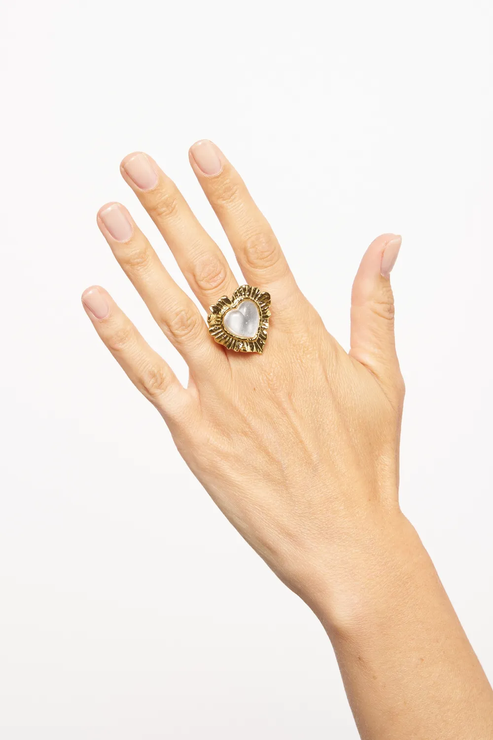 Philippe Ferrandis Break My Heart bague petit cœur ajustable