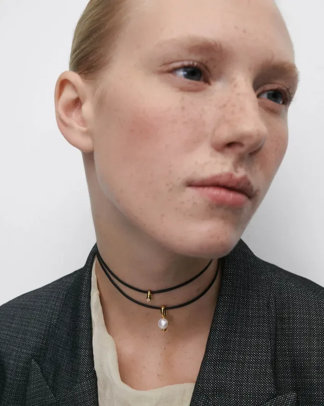 PDPAOLA Grid La Perla pendentif perle essentielle