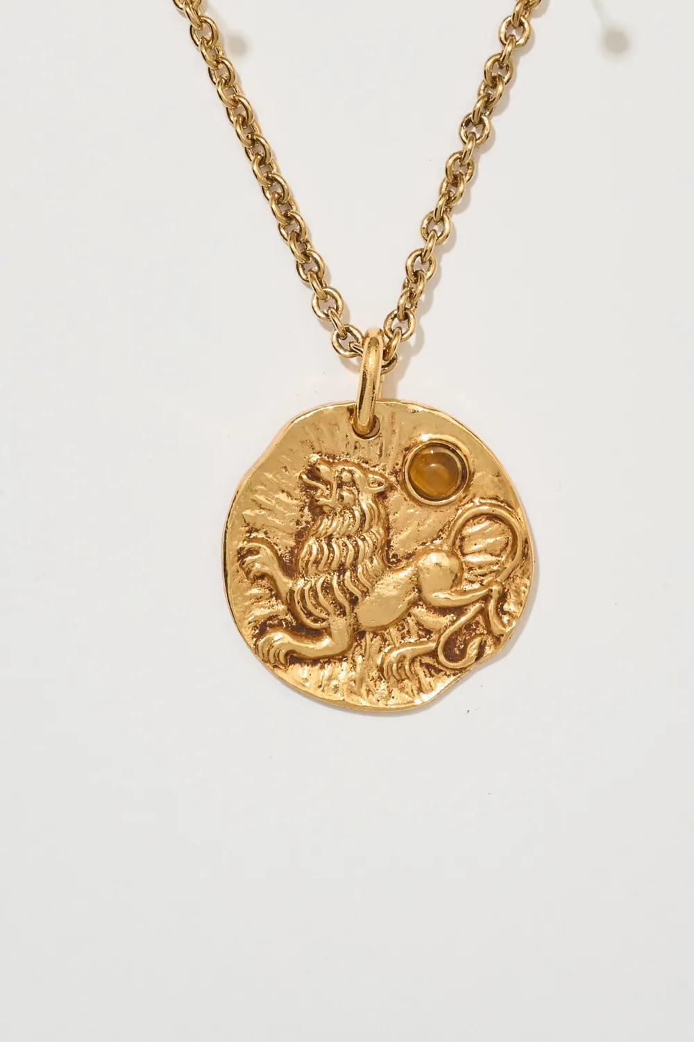 Philippe Ferrandis Astrochic collier médaillon doré