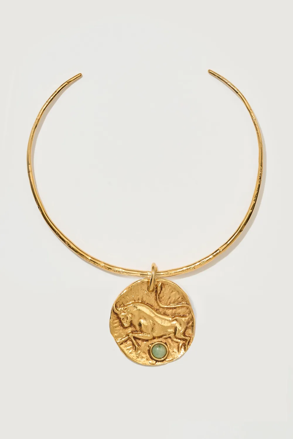 Philippe Ferrandis Astrochic collier torque médaille zodiaque