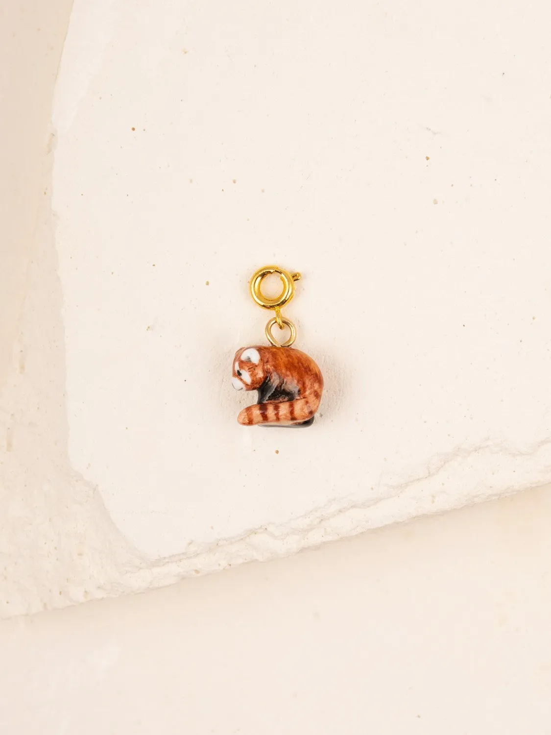 Nach Bijoux Les Protégés panda roux charms porcelaine