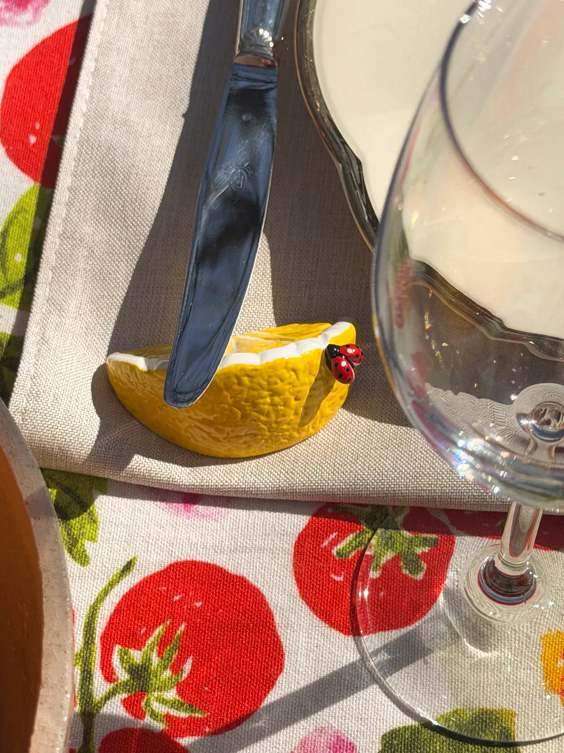 Nach Bijoux Art de vivre n°2 set 6 porte-couteaux fruits