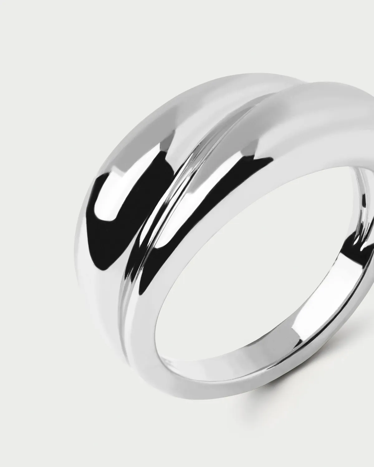 PDPAOLA Desire bague argent large sans pierre