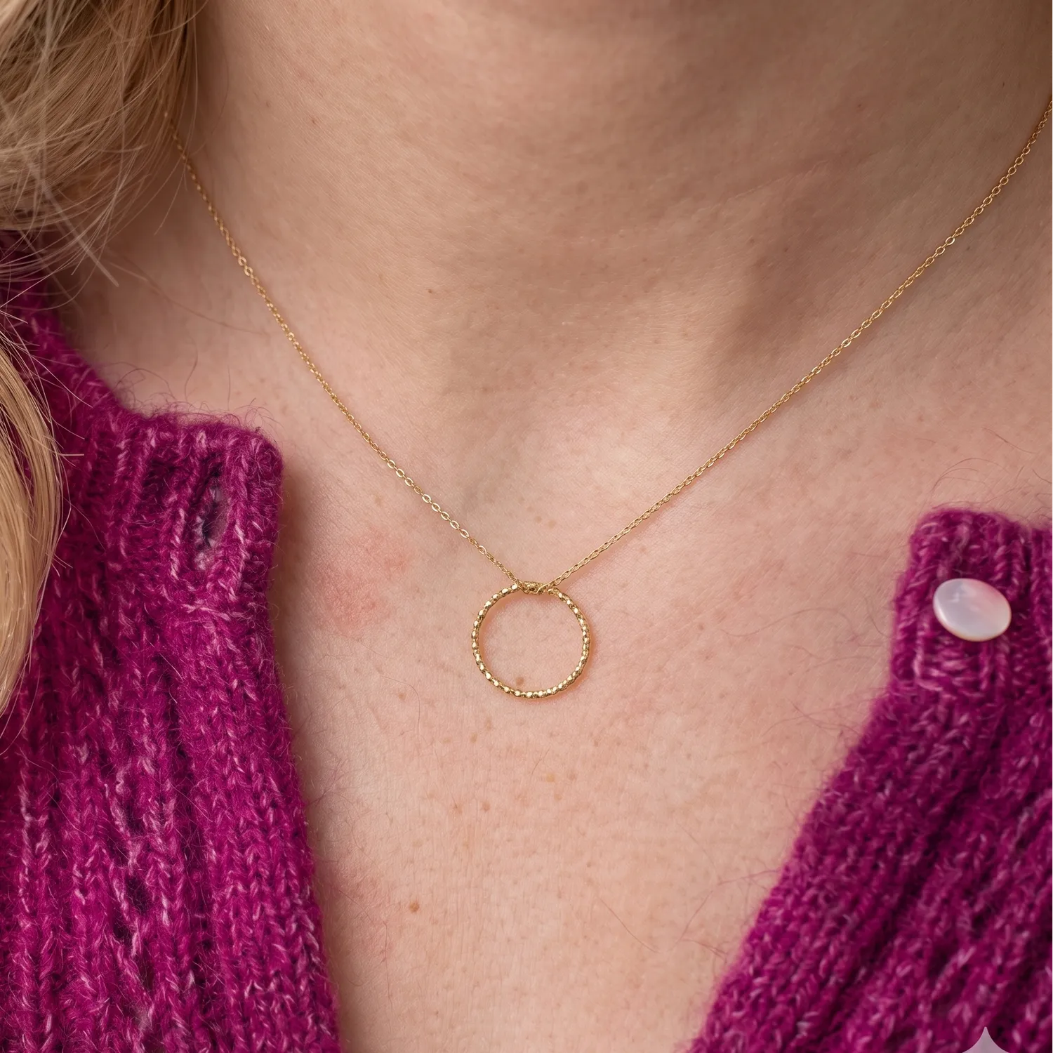 Nao de Paris Cercle d'Or coffret collier bracelet doré