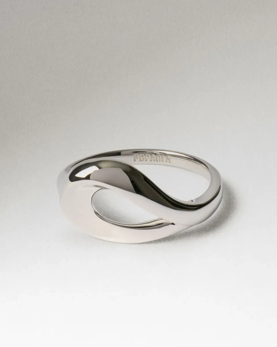 PDPAOLA Brise bague argent taille 12 demi-fine