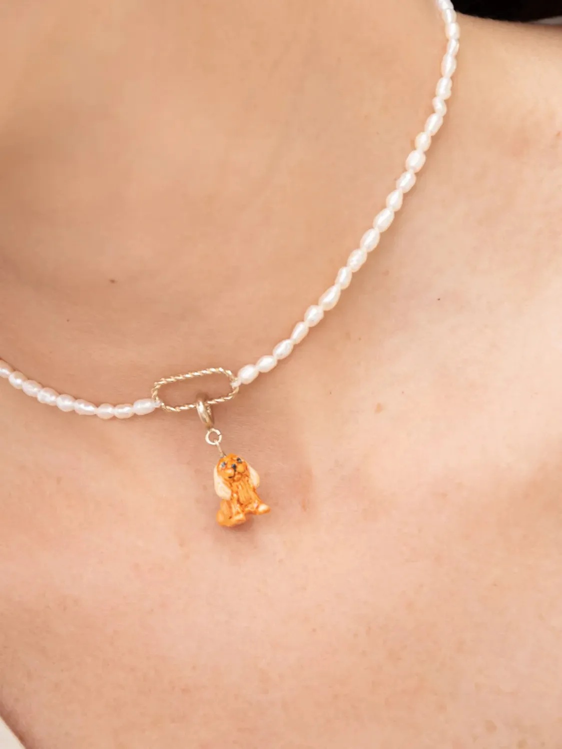 Nach Mix and Match cocker charm's porcelaine 2,4 cm