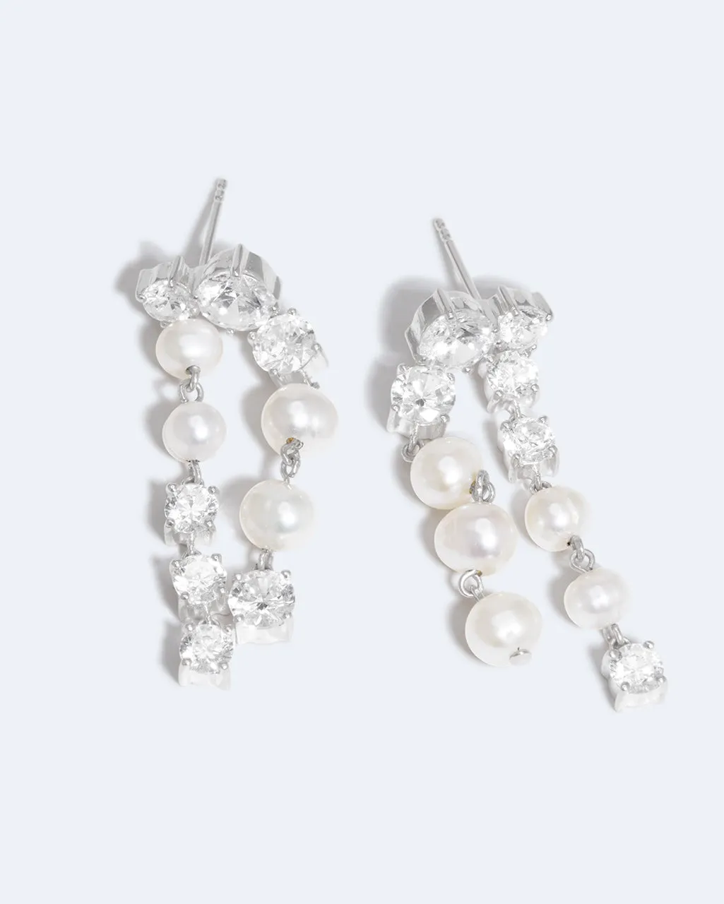 Completedworks In Search of Lost Time boucles perle argent