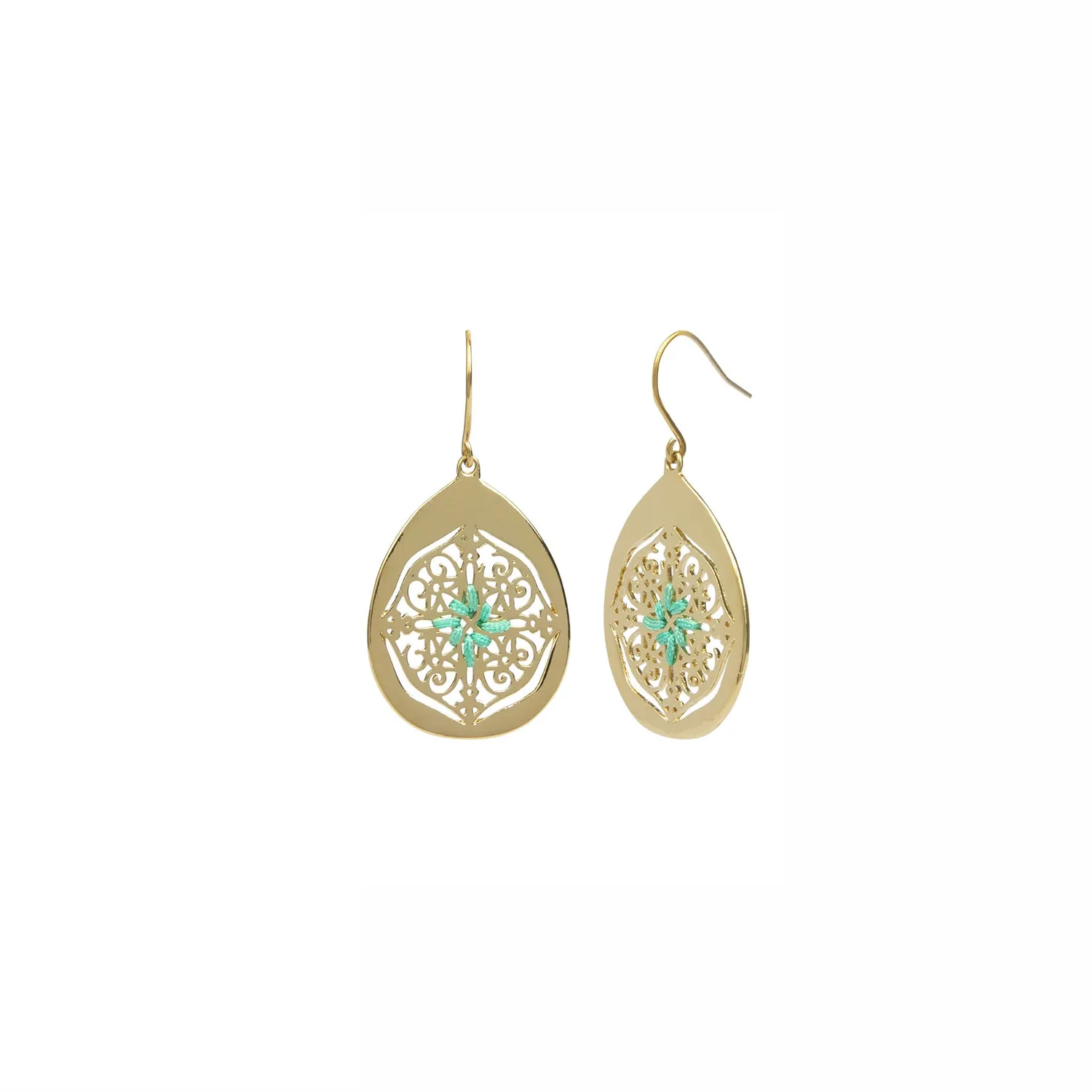 Nao de Paris Talisman boucles d'oreilles fuchsia satin