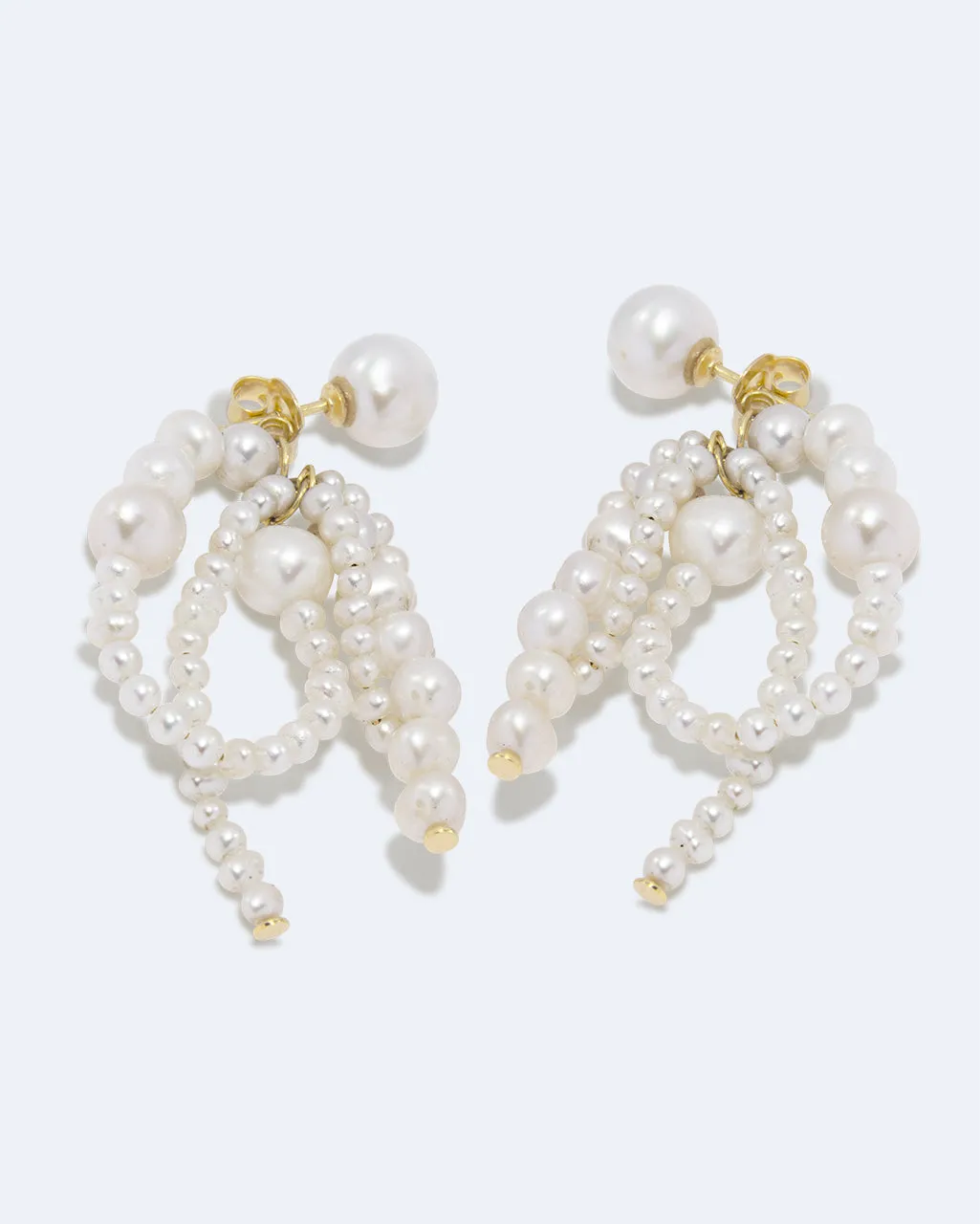 Completedworks Where The Wild Things Winter boucles doreilles perles