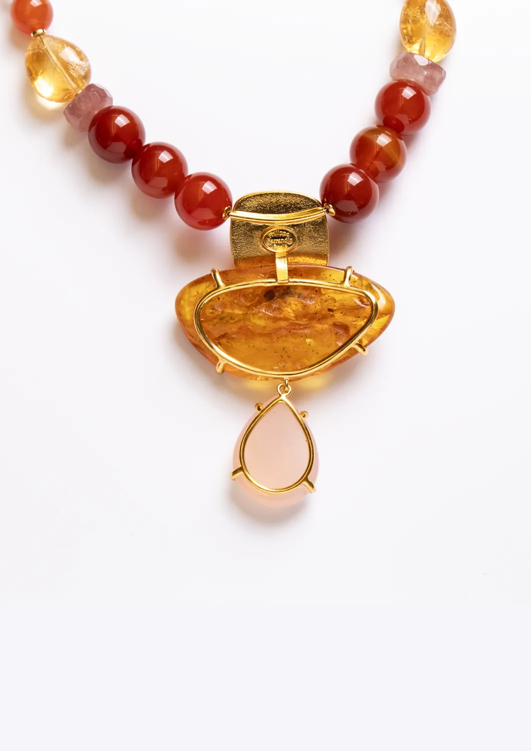 Philippe Ferrandis Pièces Uniques collier cornaline pièce unique