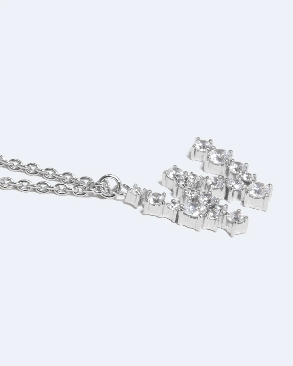 Completedworks Suburbs Glitchy W collier pendentif argent