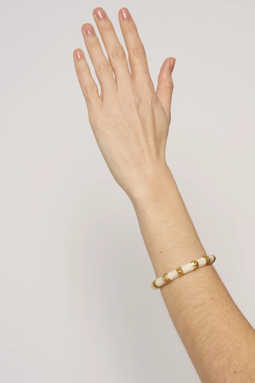 Philippe Ferrandis Bambou bracelet ouvert ivoire écaille