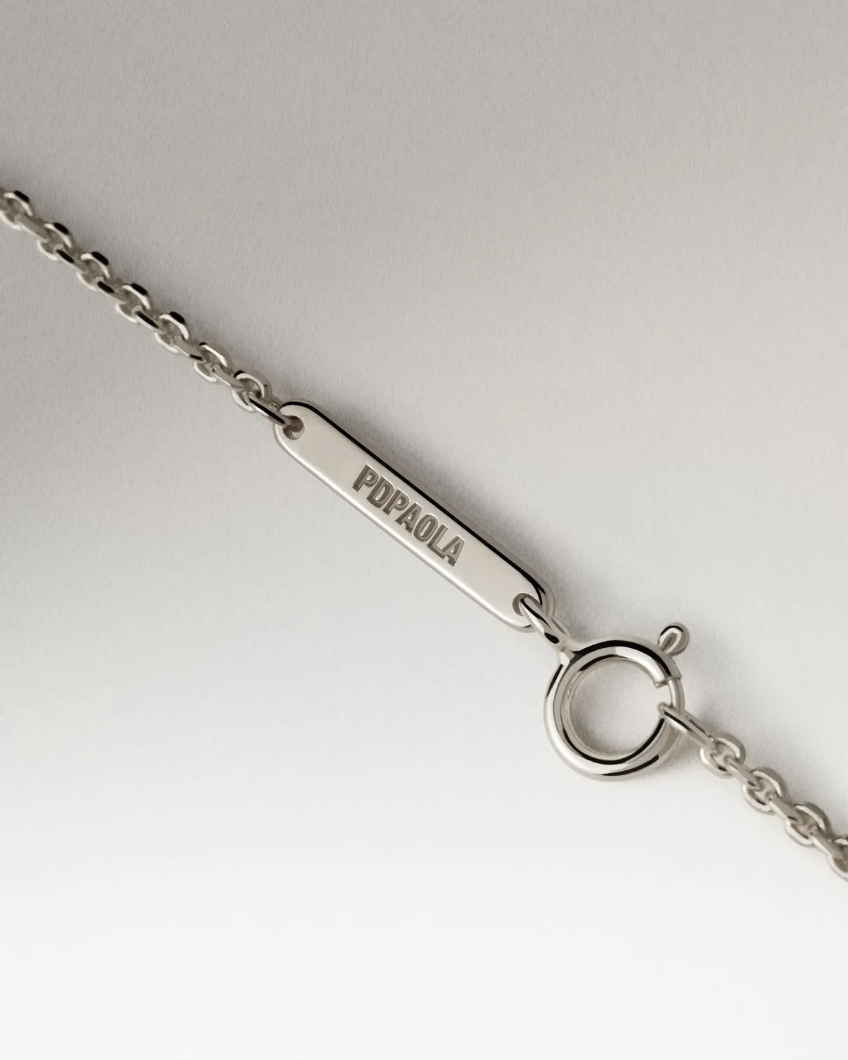 PDPAOLA Essential collier chaîne argent 40-50 cm