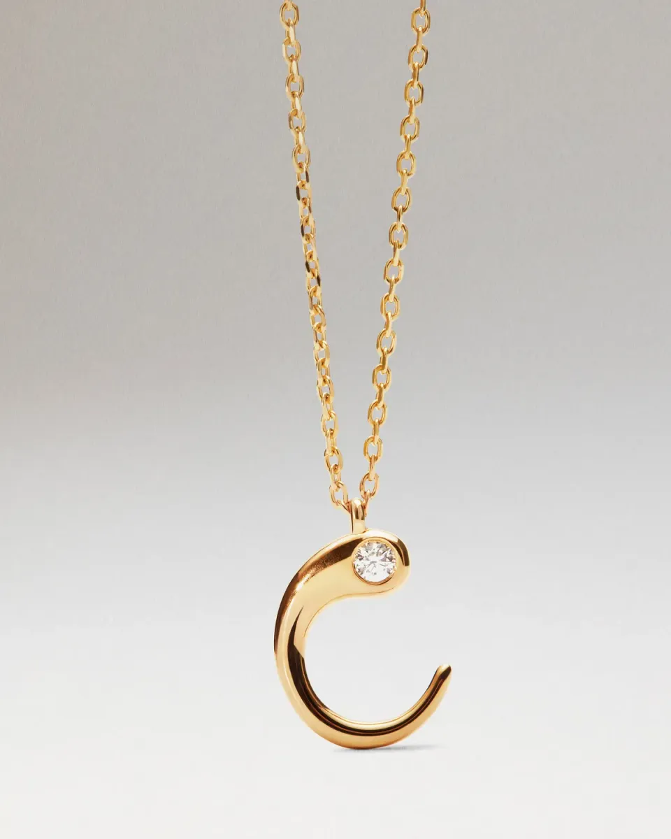 PDPAOLA Initiale C collier lettre doré 40-50 cm