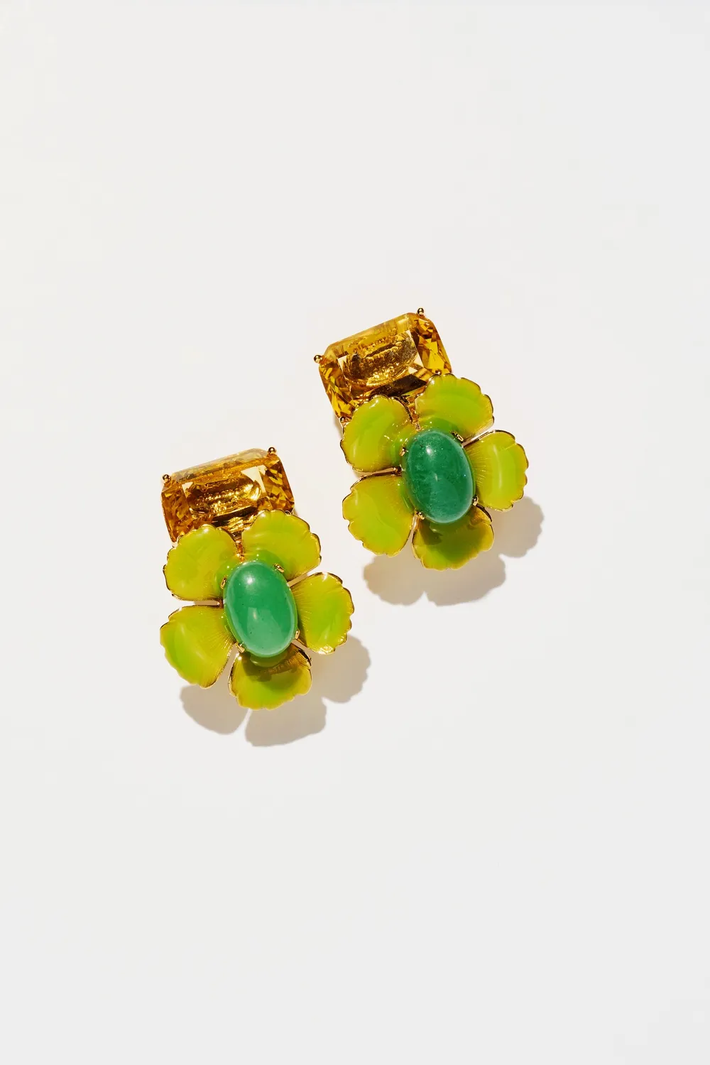 Philippe Ferrandis Bagatelle boucles clips dorées 3,5 cm