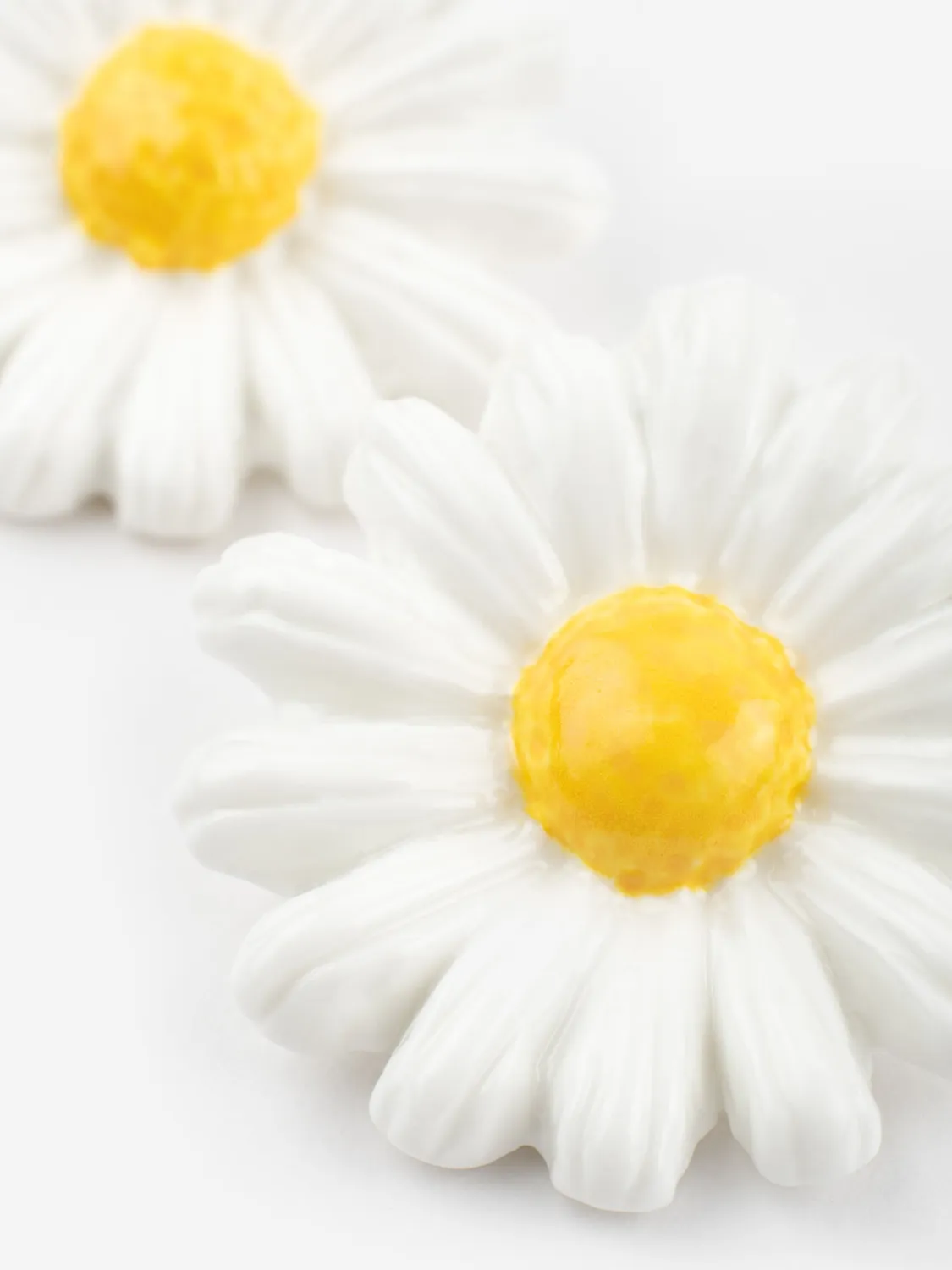 Nach Bijoux maxi marguerite puces boucles d'oreilles 3,9 cm