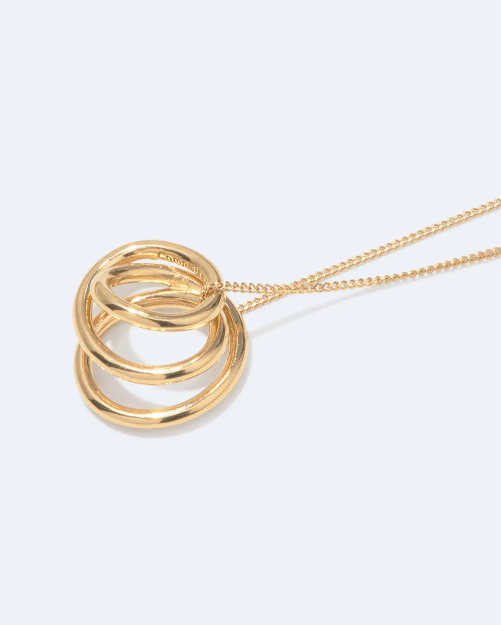 Completedworks Coil Flow pendentif or vermeil recyclé