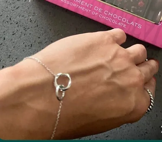 Astrid & Miyu Orbit Crystal Bracelet bracelet argenté cristal