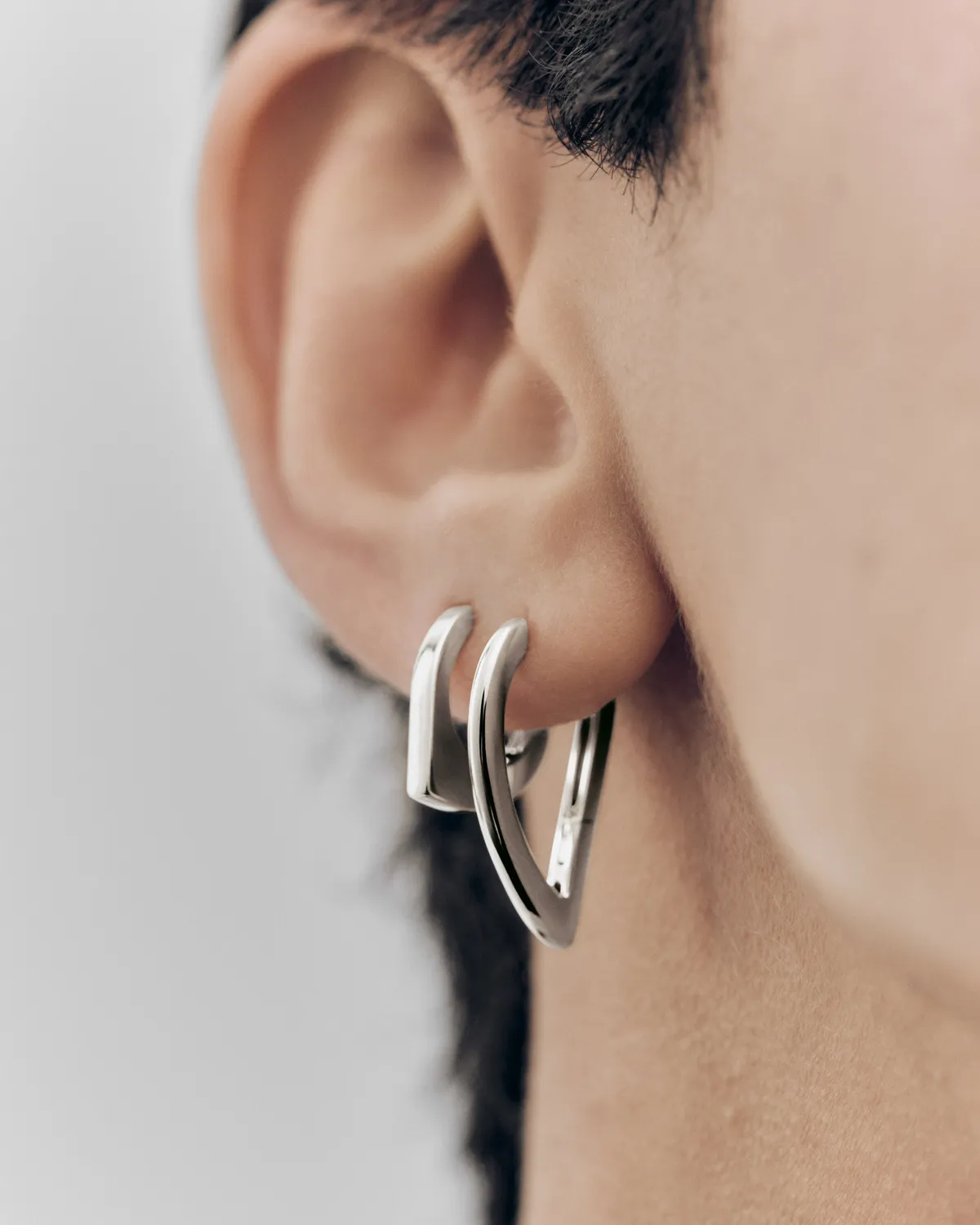 PDPAOLA Vento mini créoles argent rhodié 22 mm