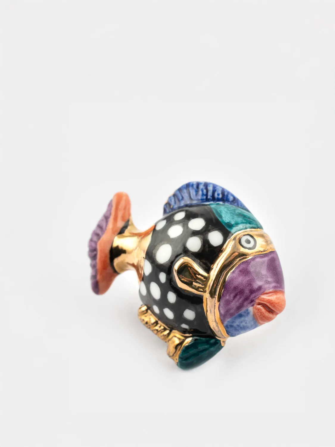 Nach Bijoux poisson tacheté pin's broche 2 cm Aloha