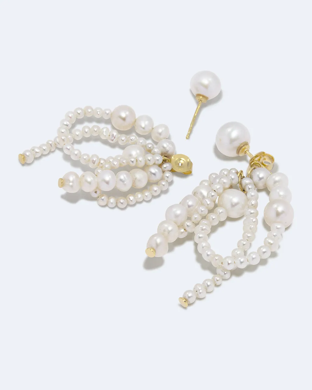 Completedworks Where The Wild Things Winter boucles doreilles perles
