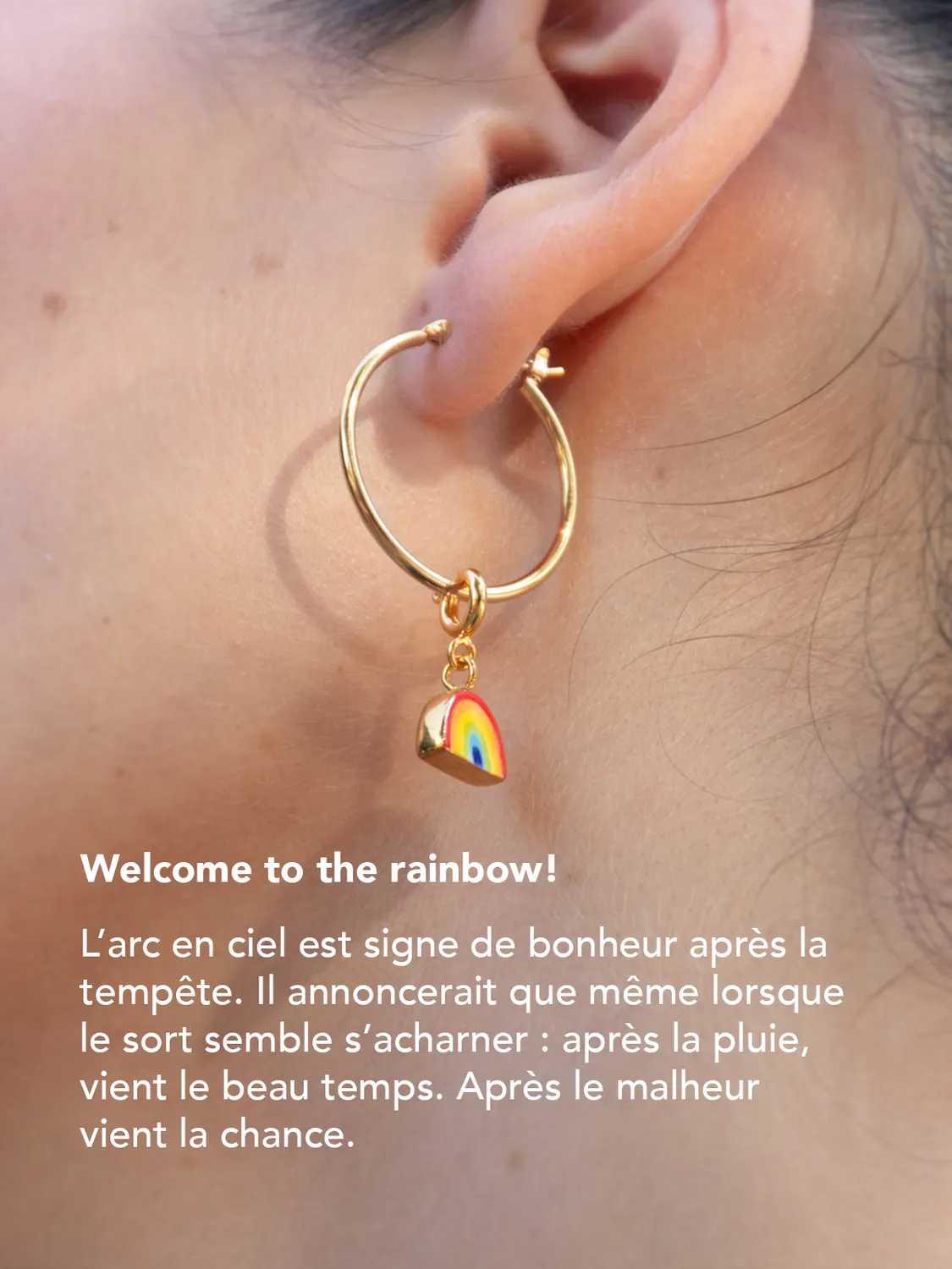 Nach Bijoux arc-en-ciel Lucky you charm's 1,8 cm