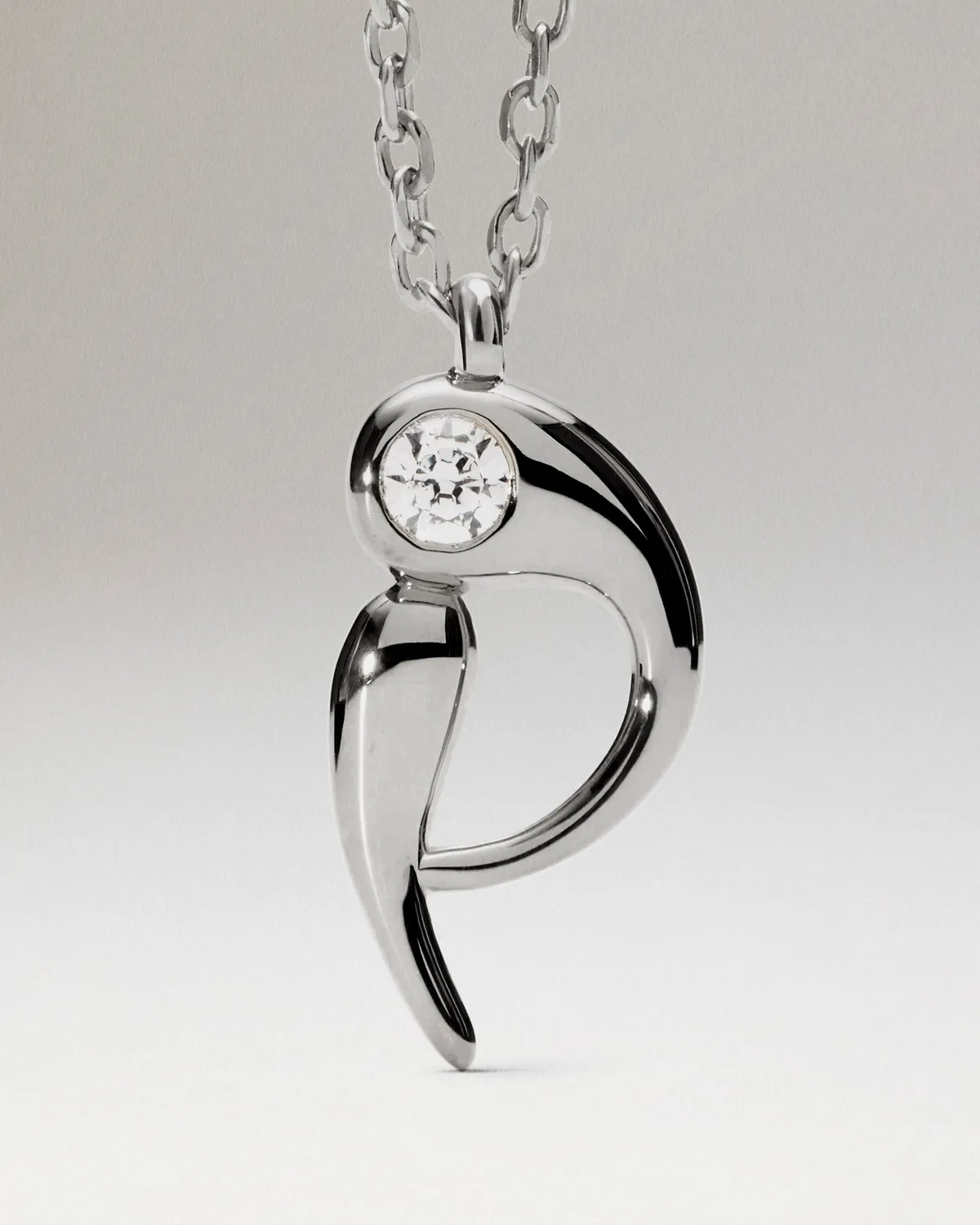 PDPAOLA Lettres P collier initiale argent