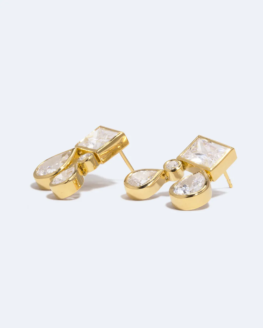 Completedworks A Reasonable Amount of Chaos boucles d'oreilles zirconia