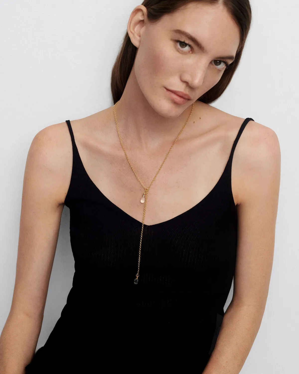 PDPAOLA Tango collier chaîne cristal 65 cm