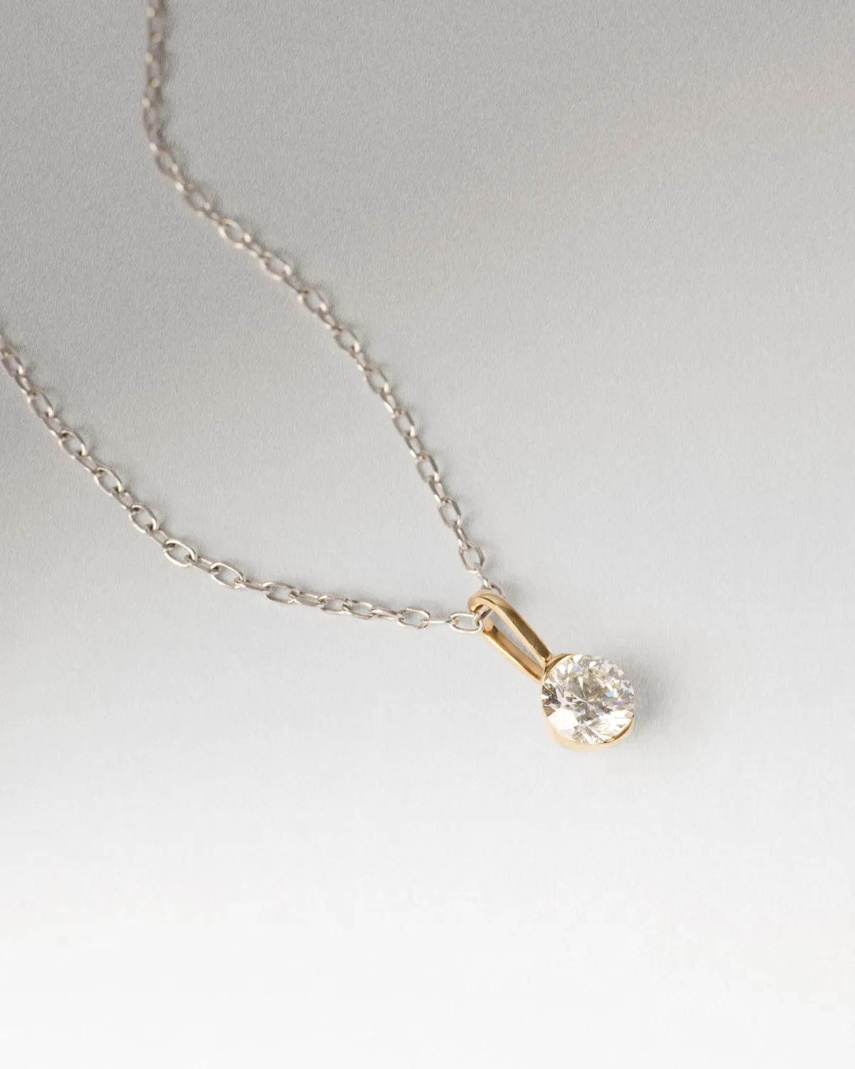 PDPAOLA Grace Mini pendentif or jaune diamant 0,25 ct