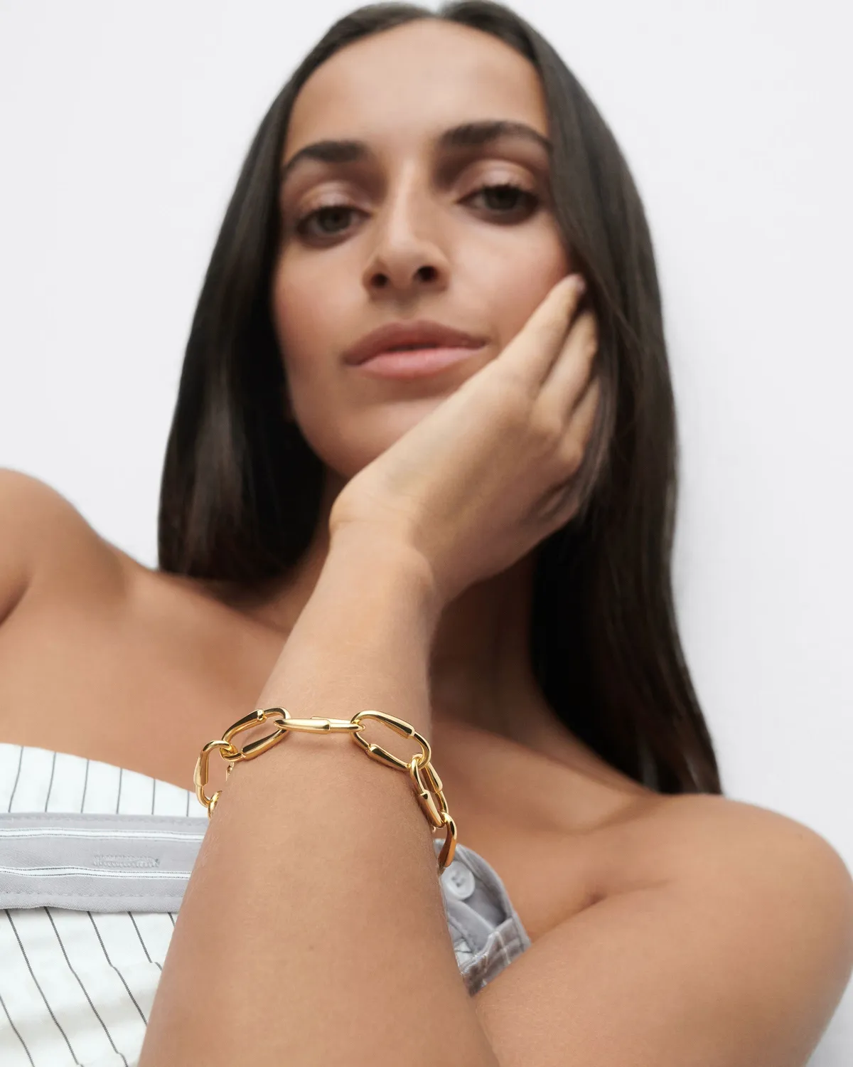 PDPAOLA Loop bracelet chaîne ajustable 21 cm