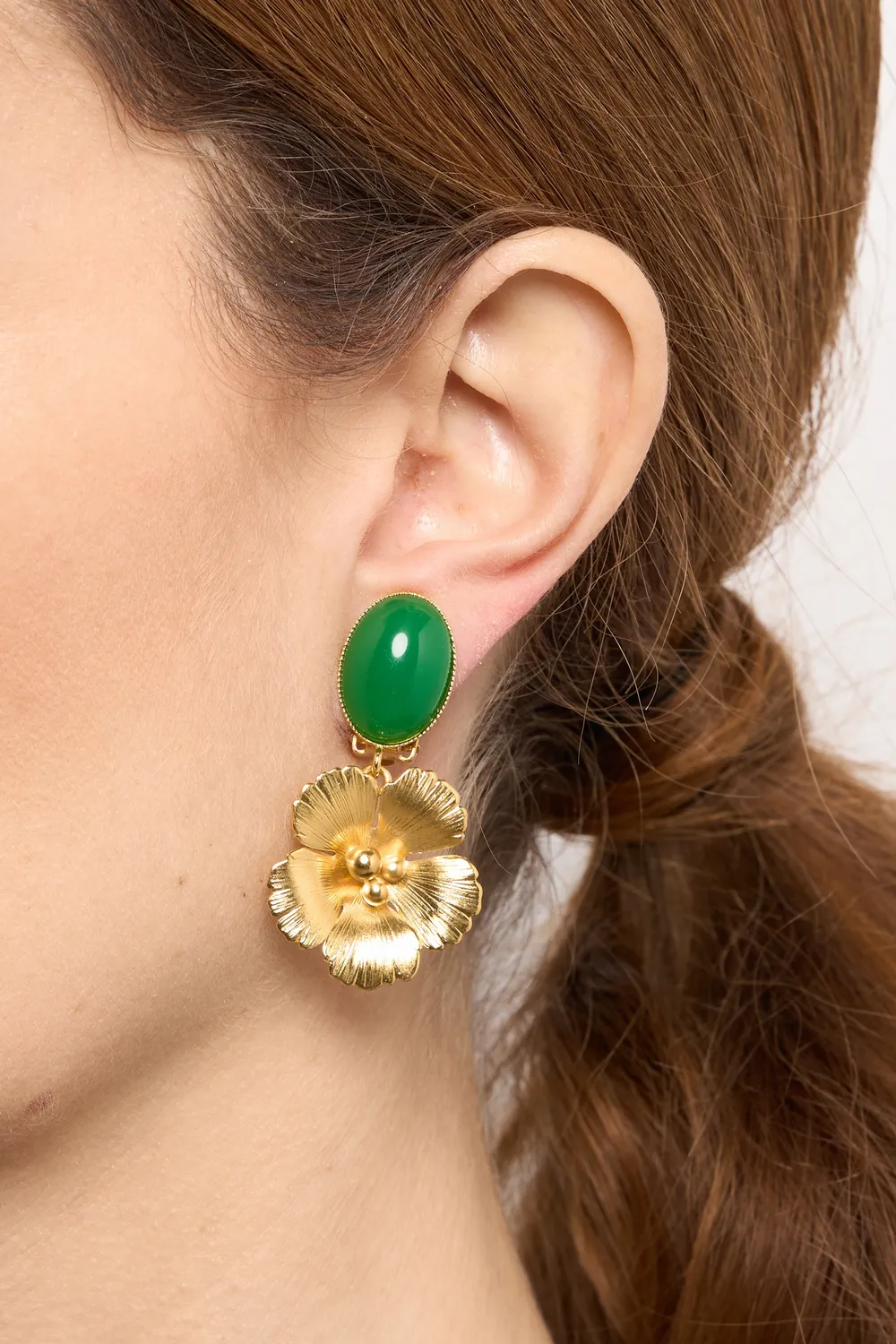 Philippe Ferrandis Magnolia MAG10 clous vert noir 4,7 cm