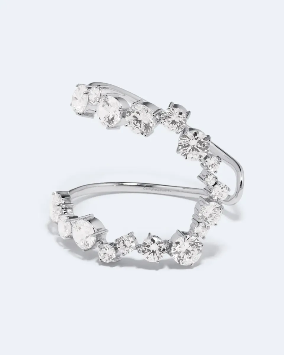 Completedworks Myth manchette zirconia rhodié