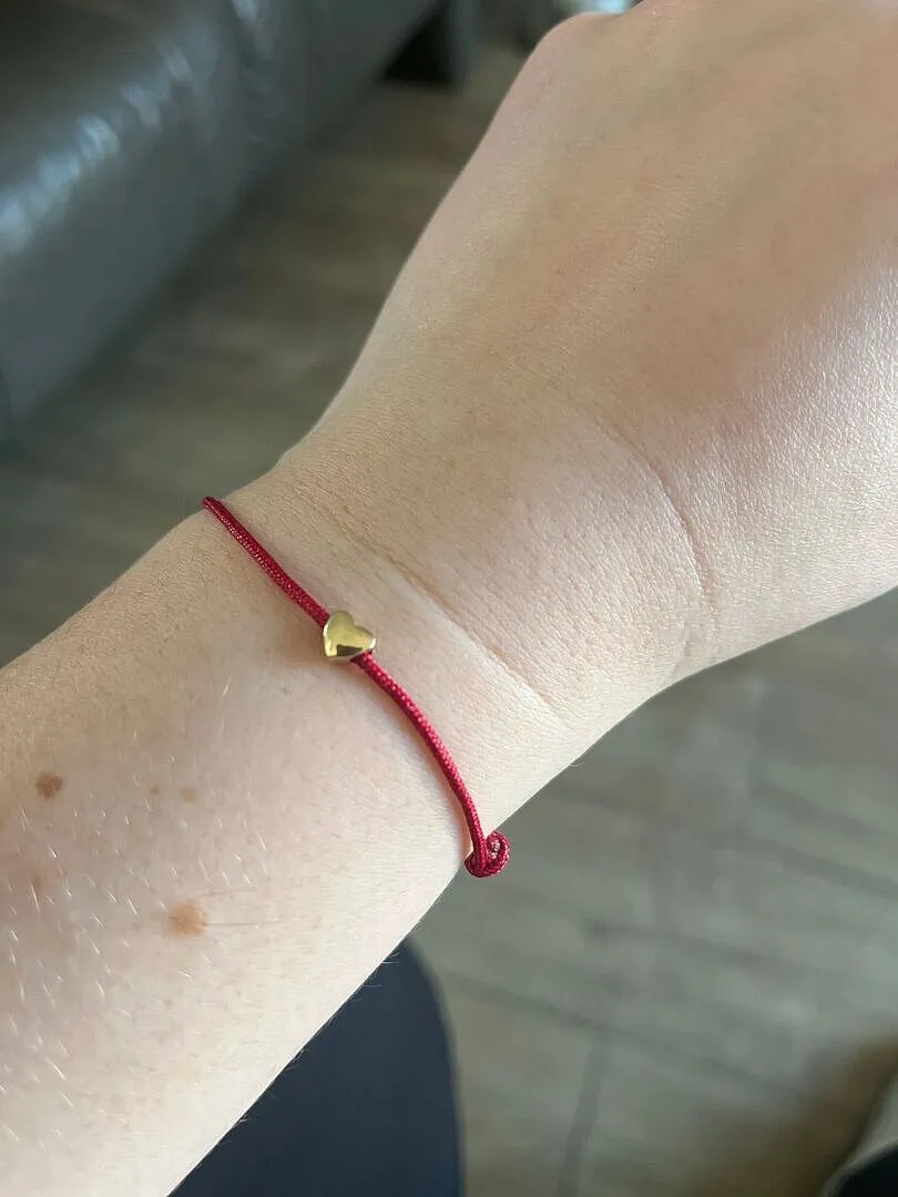 Astrid & Miyu Story Strand bracelet cordon rouge