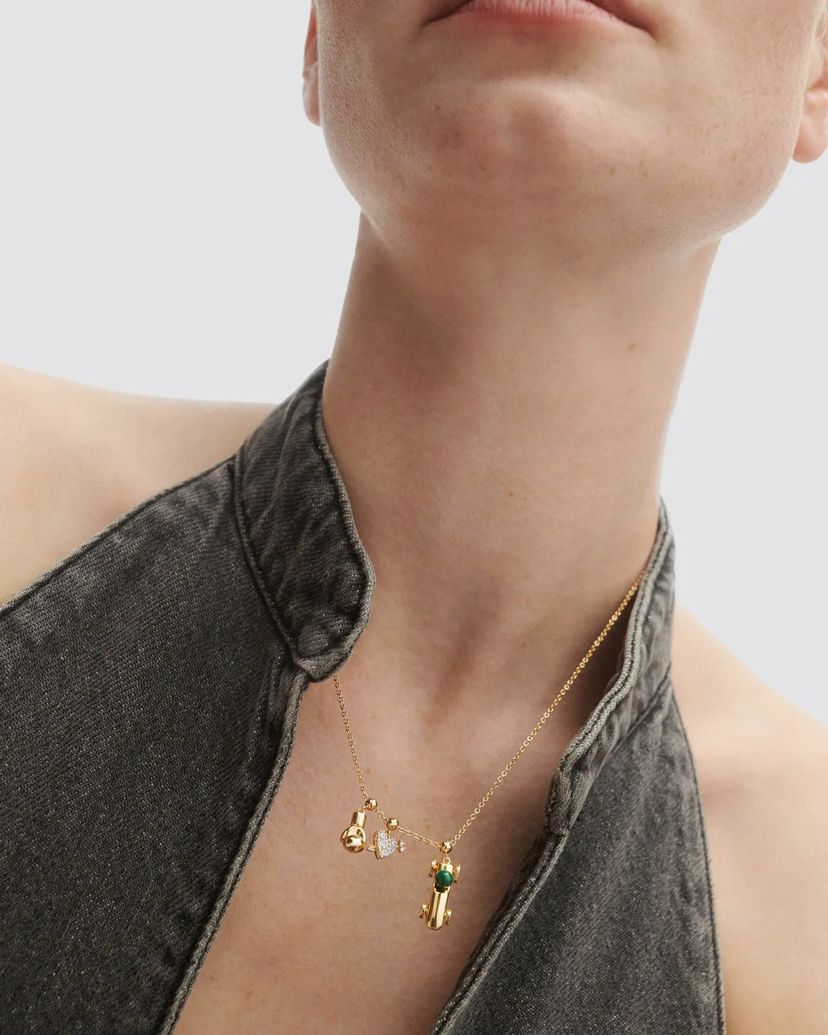 PDPAOLA Charms Boxing Glove charm doré uni