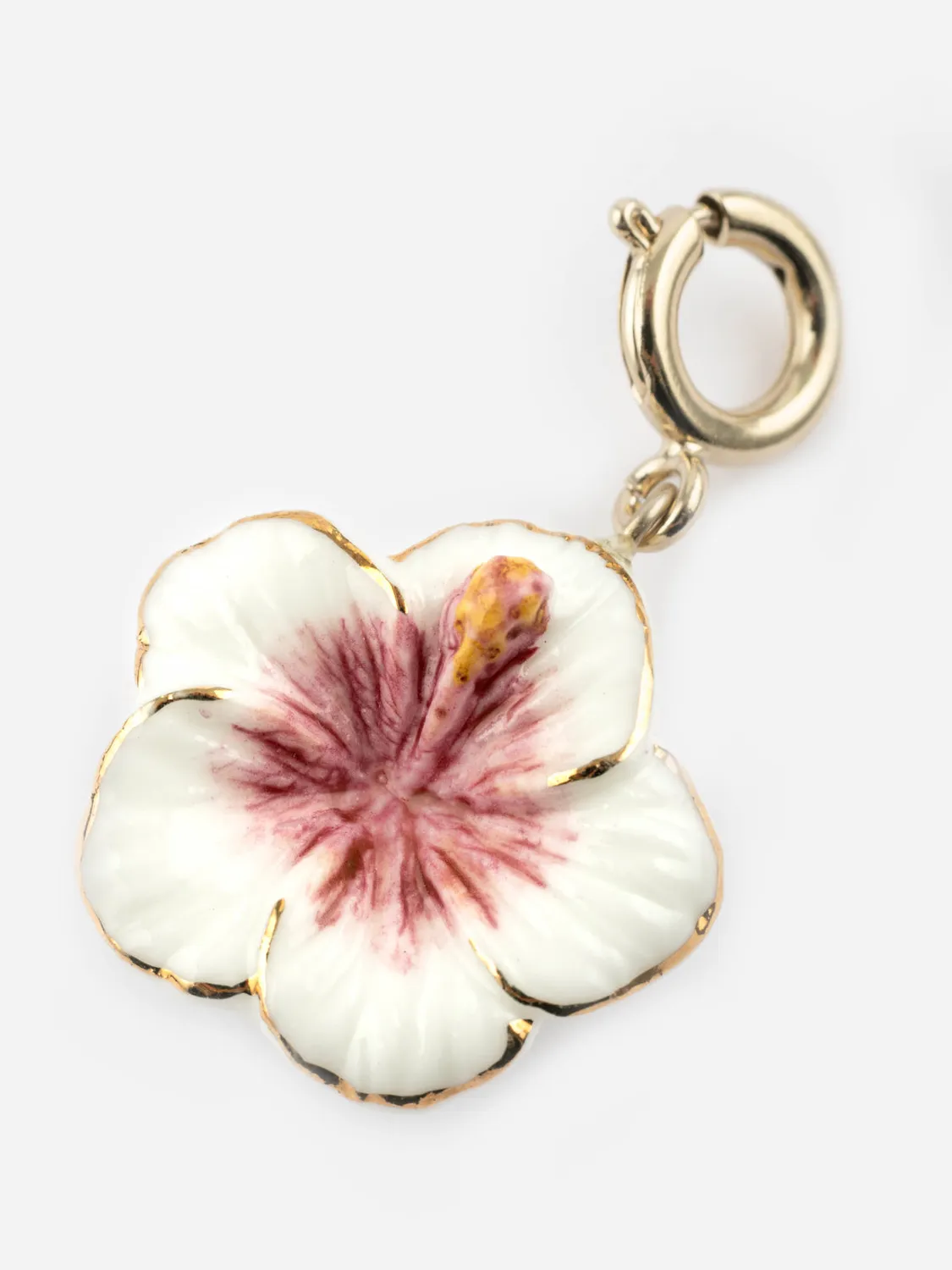 Nach Bijoux maxi charm's hibiscus porcelaine mix & match