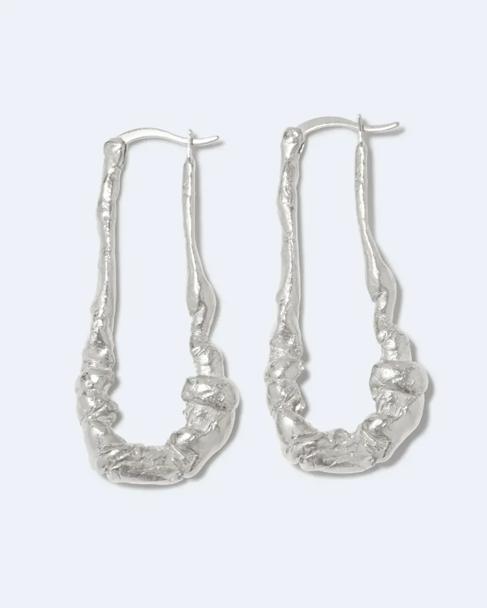 Completedworks Dripstone boucles oreilles argent mi-longues