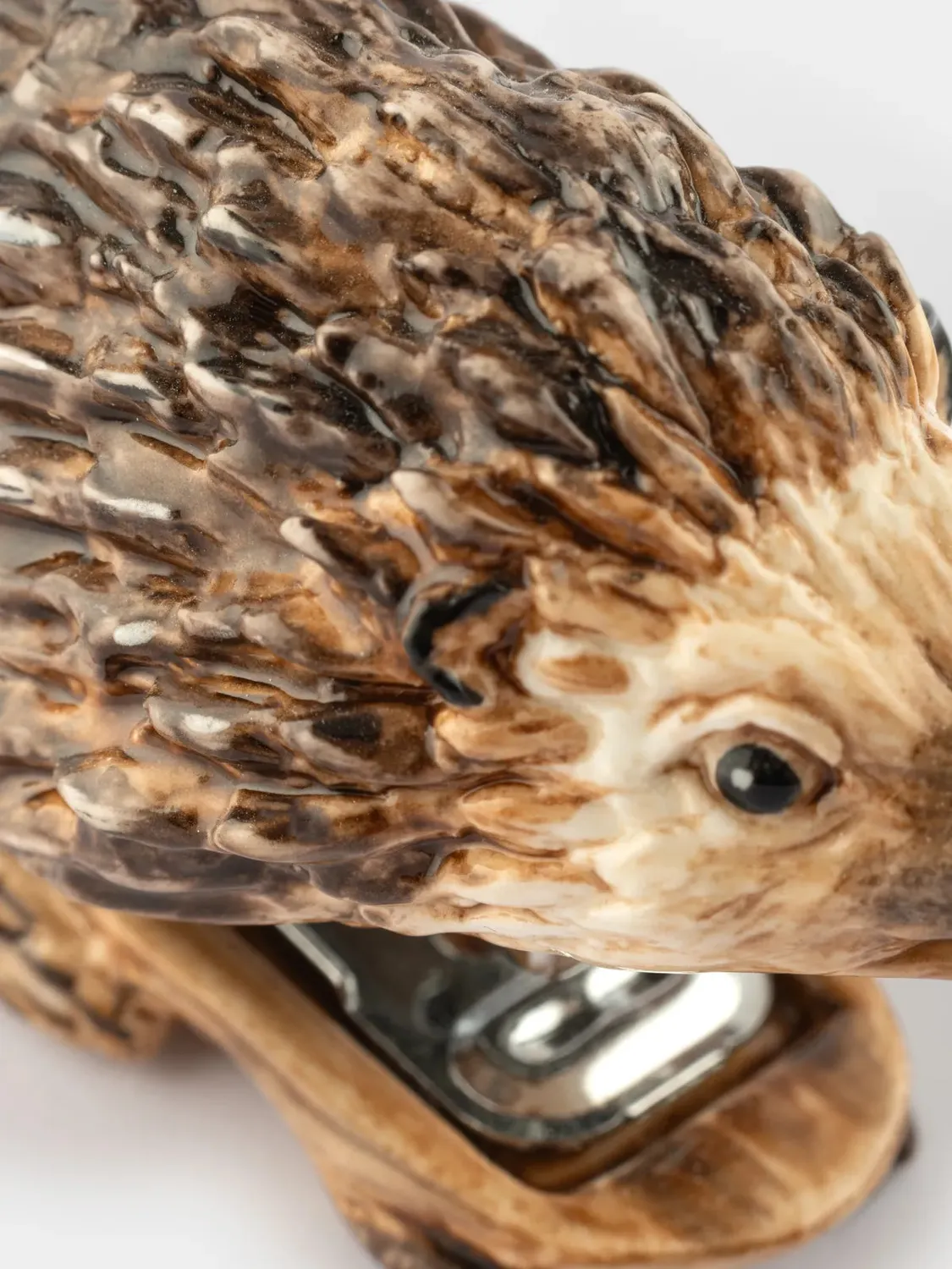 Nach Bijoux agrafeuse hérisson porcelaine artisanale