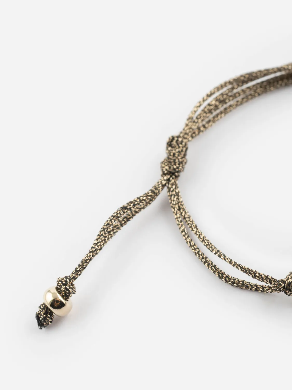Nach Bijoux Mix and Match bracelet cordon doré personnalisable