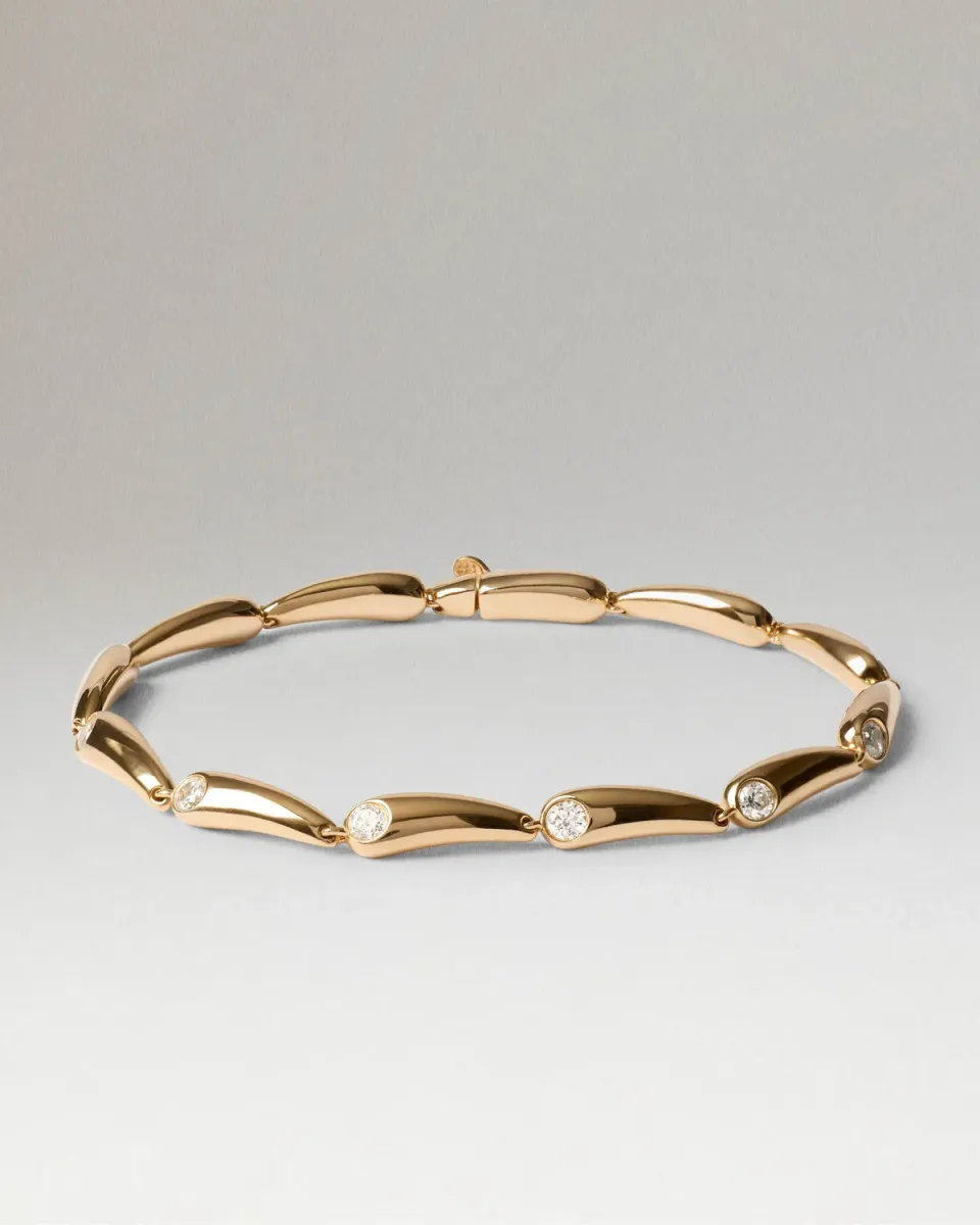 PDPAOLA Caramelle bracelet doré zirconia