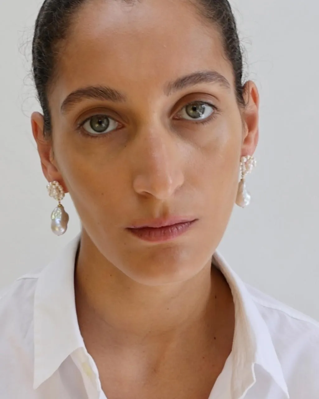 Completedworks Tra-la-la boucles d’oreilles perle vermeil